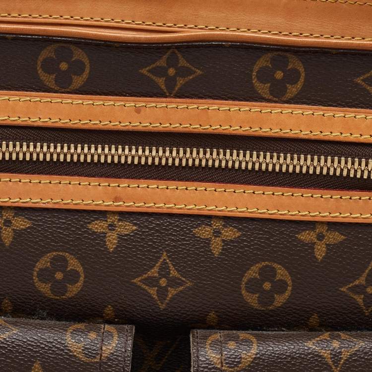 Pre Owned Louis Vuitton Brown Monogram Canvas Hudson GM Bag