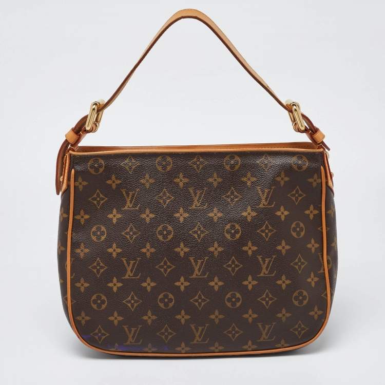 Pre Owned Louis Vuitton Brown Monogram Canvas Hudson GM Bag