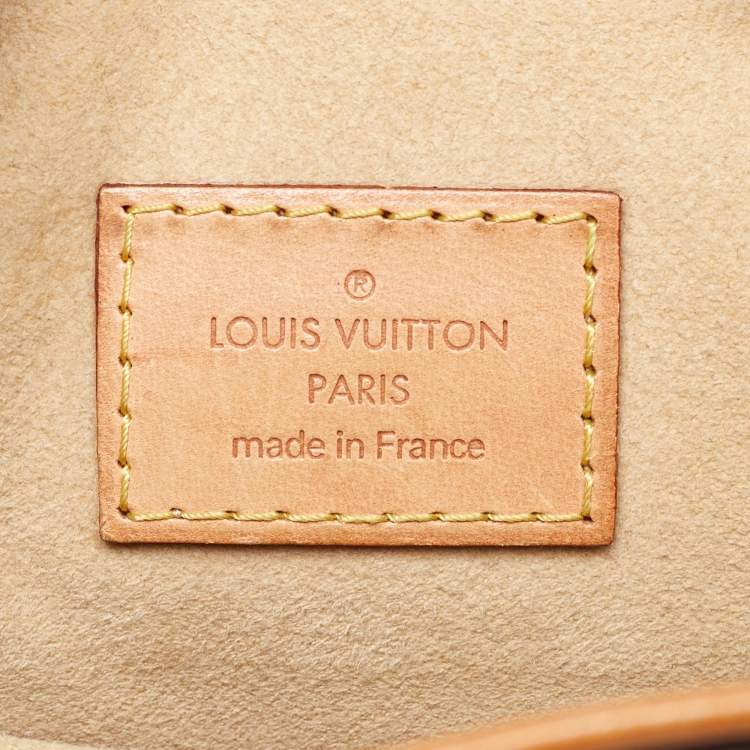 Pre Owned Louis Vuitton Brown Monogram Canvas Hudson GM Bag