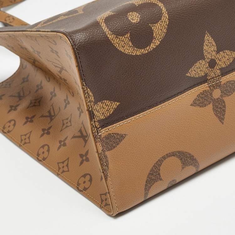 Pre Owned Louis Vuitton Monogram Reverse Giant Canvas OnTheGo GM Bag