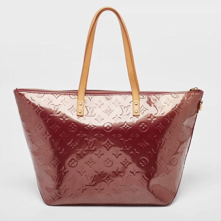 Pre Owned Louis Vuitton Pomme D'Amour Monogram Vernis Bellevue GM Bag