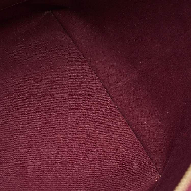 Pre Owned Louis Vuitton Pomme D'Amour Monogram Vernis Bellevue GM Bag