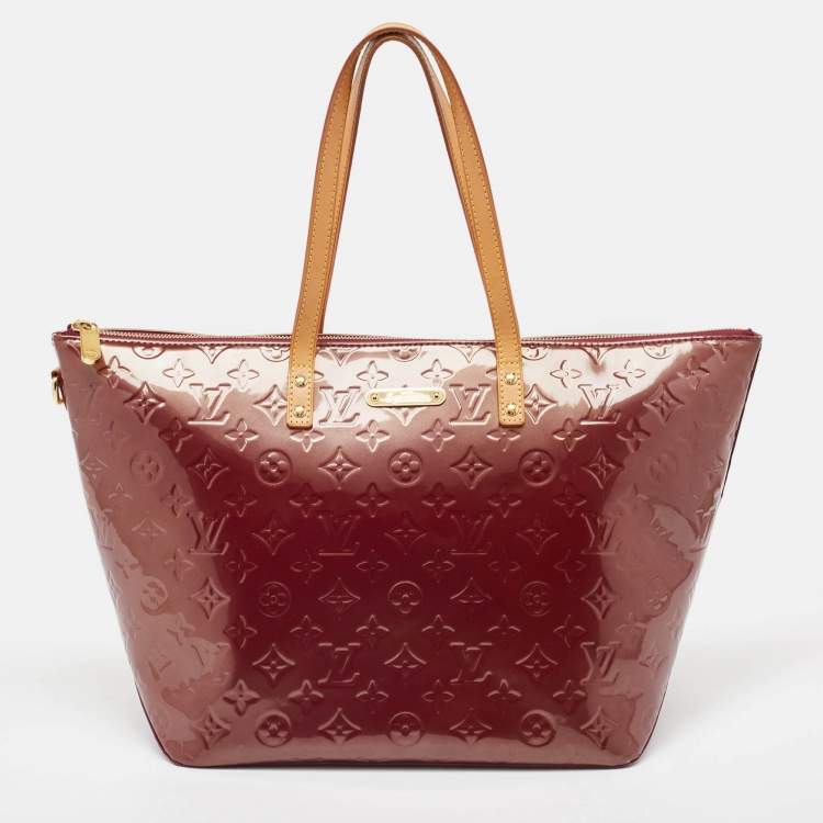 Pre Owned Louis Vuitton Pomme D'Amour Monogram Vernis Bellevue GM Bag
