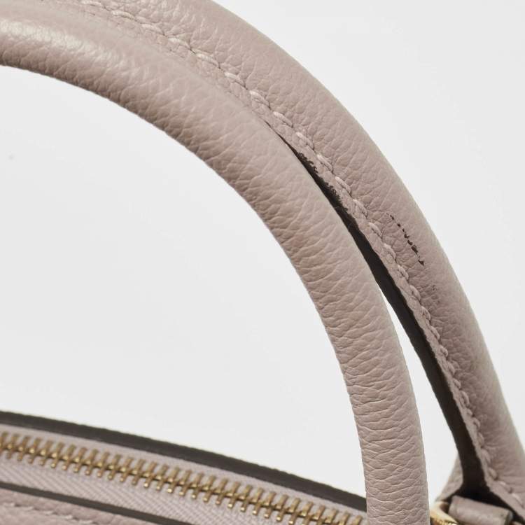 Pre Owned Louis Vuitton Beige Monogram Empreinte Leather Pont Neuf MM Bag