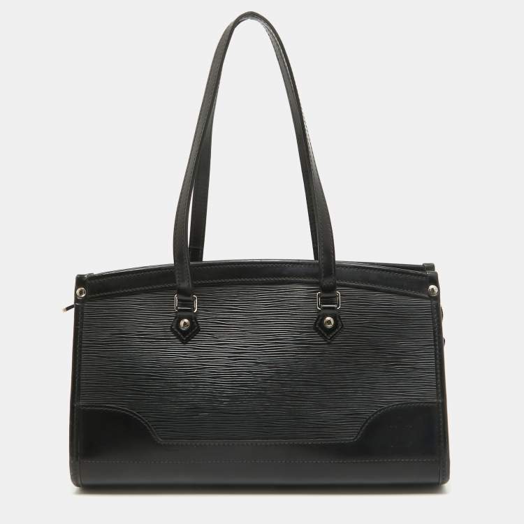 Pre Owned Louis Vuitton Black Epi Leather Madeleine PM Bag