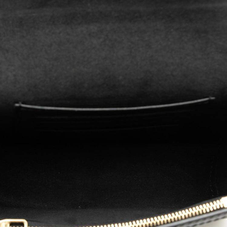 Pre Owned Louis Vuitton Black Monogram Canvas Mini Since 1854 Dauphine Shoulder Bag