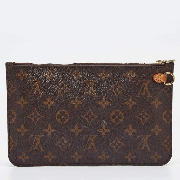 Pre Owned Louis Vuitton Monogram Canvas Zip Pouch