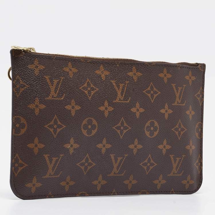 Pre Owned Louis Vuitton Monogram Canvas Zip Pouch