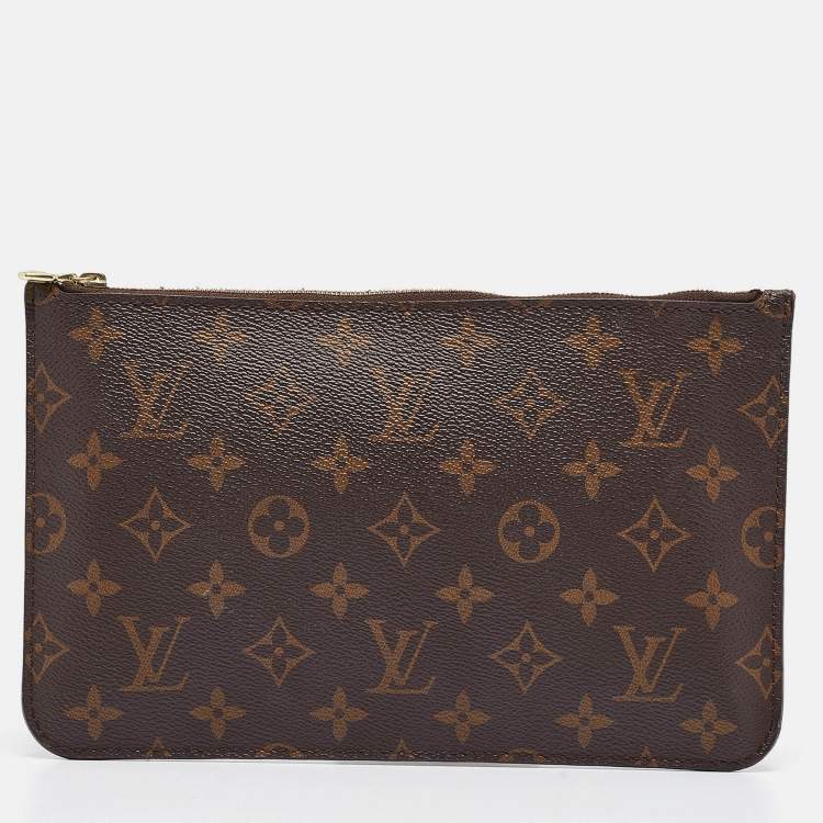 Pre Owned Louis Vuitton Monogram Canvas Zip Pouch