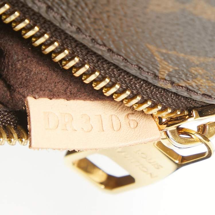 Pre Owned Louis Vuitton Monogram Canvas Pochette Metis Bag