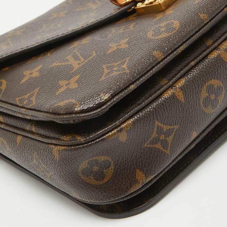 Pre Owned Louis Vuitton Monogram Canvas Pochette Metis Bag