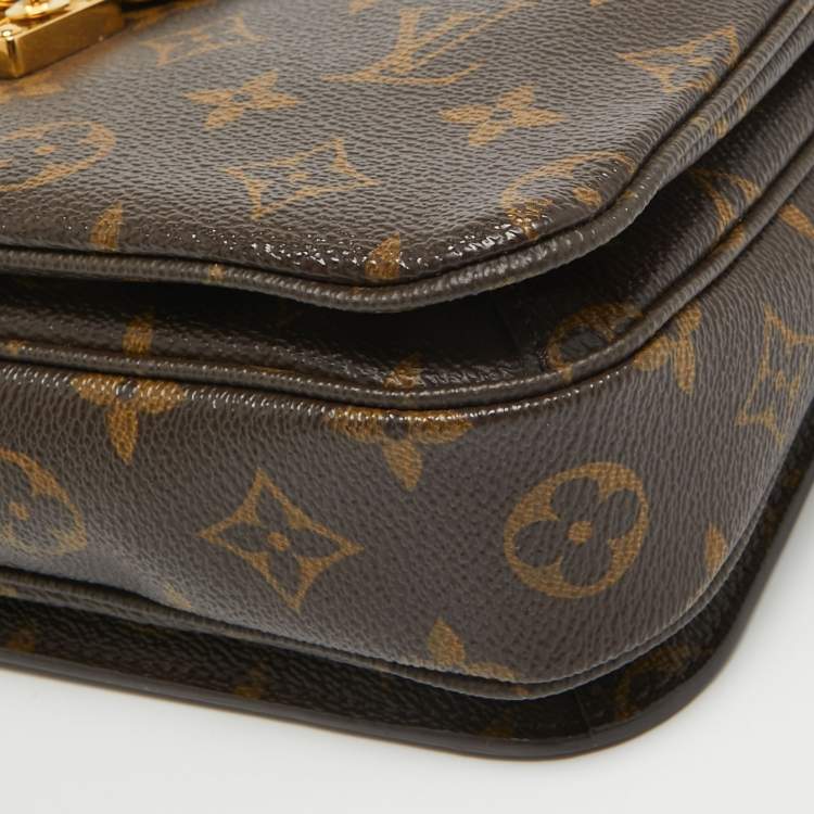 Pre Owned Louis Vuitton Monogram Canvas Pochette Metis Bag