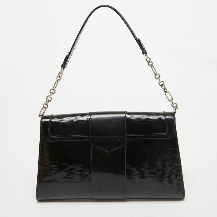 Pre Owned Louis Vuitton Black Electric Epi Leather Lena Bag