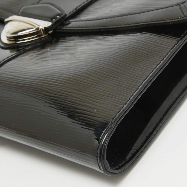Pre Owned Louis Vuitton Black Electric Epi Leather Lena Bag