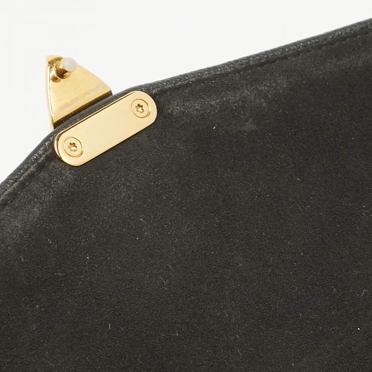 Pre Owned Louis Vuitton Black Monogram Empreinte Leather St Germain MM Bag