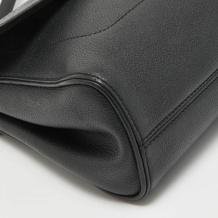 Pre Owned Louis Vuitton Black Monogram Empreinte Leather St Germain MM Bag