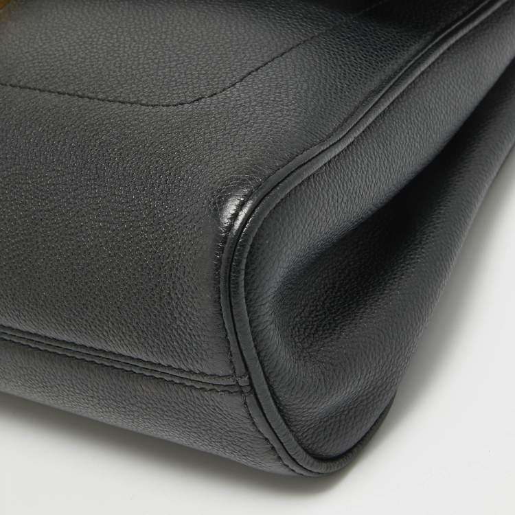 Pre Owned Louis Vuitton Black Monogram Empreinte Leather St Germain MM Bag