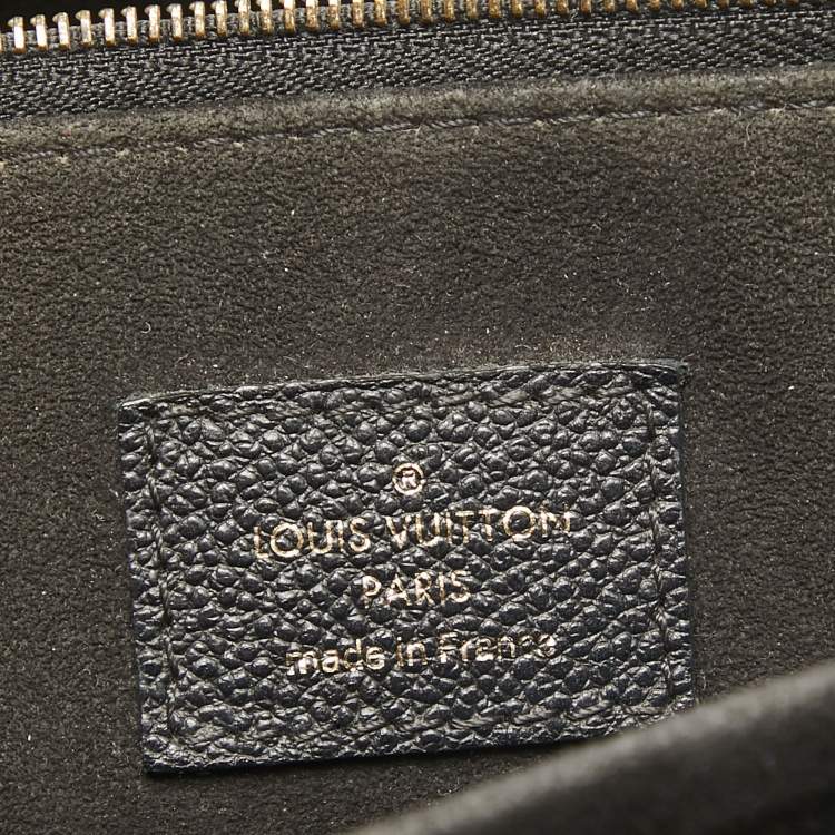 Pre Owned Louis Vuitton Black Monogram Empreinte Leather St Germain MM Bag