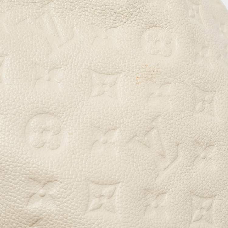 Pre Owned Louis Vuitton Neige Monogram Empreinte Leather Artsy MM Bag