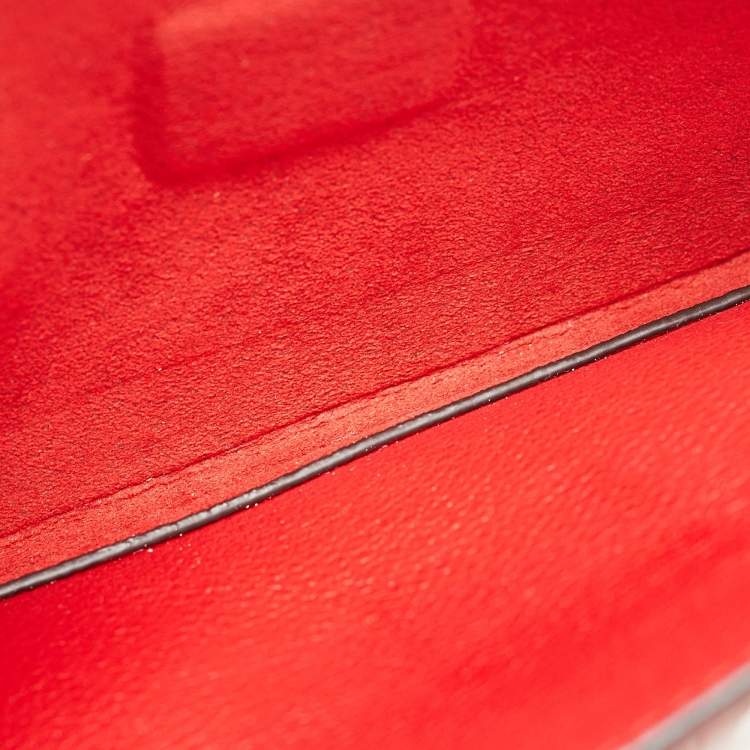 Pre Owned Louis Vuitton Red Leather My Lockme BB Bag