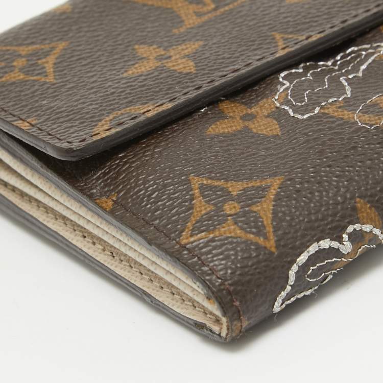 Pre Owned Louis Vuitton Monogram Canvas Dentelle Sarah Wallet 