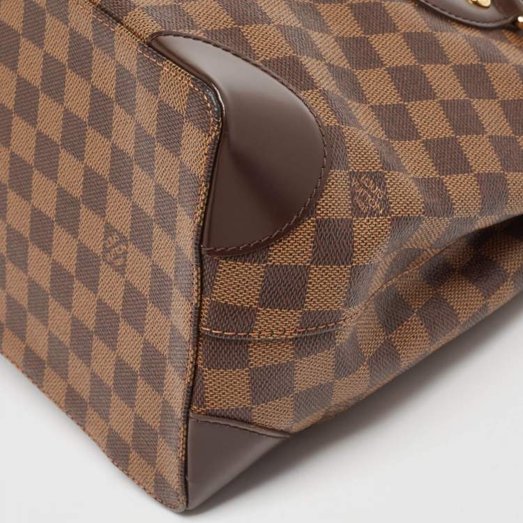 Pre Owned Louis Vuitton Damier Ebene Canvas Hampstead PM Bag