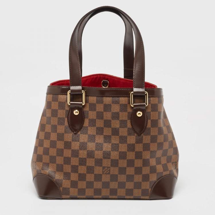 Pre Owned Louis Vuitton Damier Ebene Canvas Hampstead PM Bag