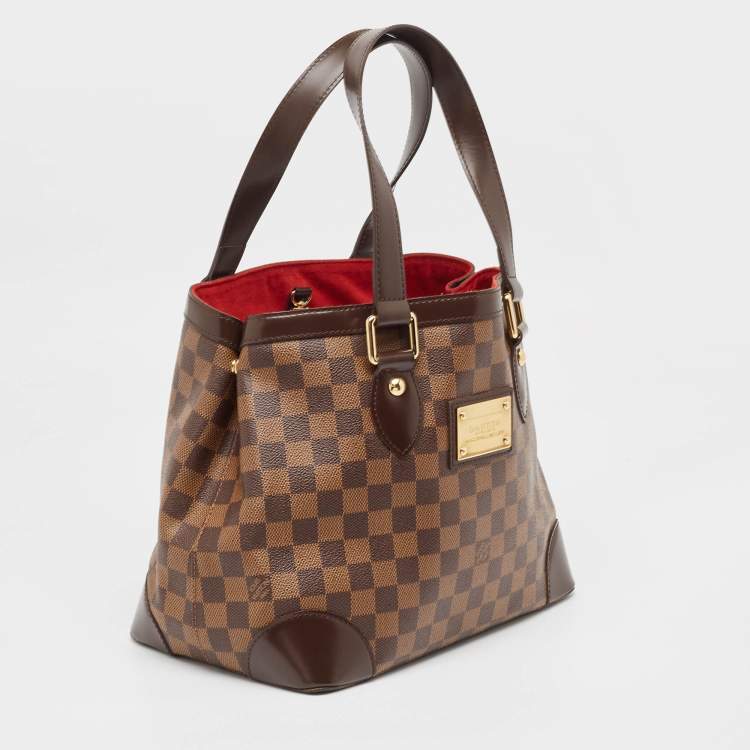Pre Owned Louis Vuitton Damier Ebene Canvas Hampstead PM Bag
