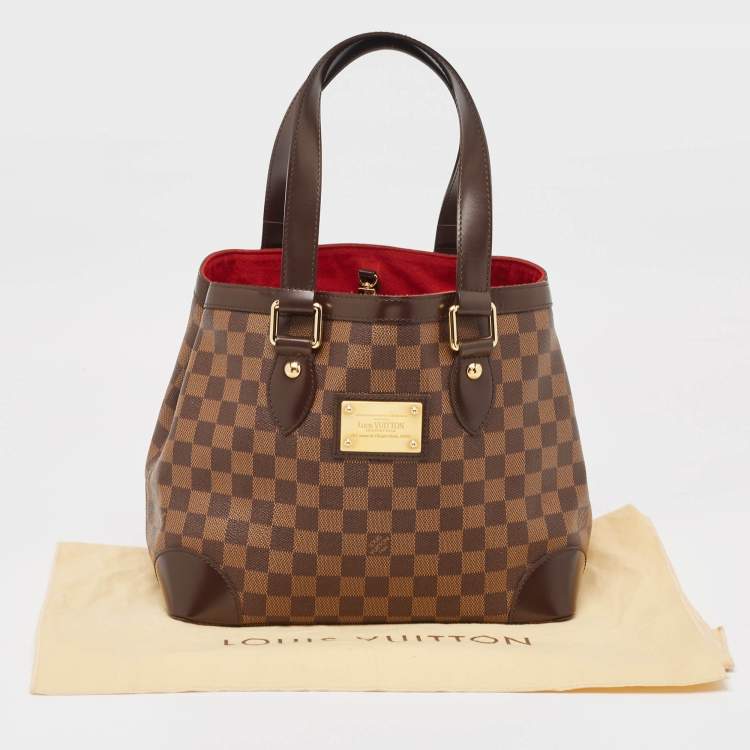 Pre Owned Louis Vuitton Damier Ebene Canvas Hampstead PM Bag