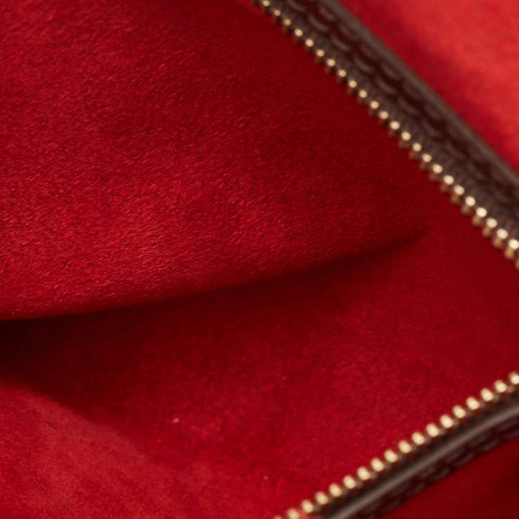 Pre Owned Louis Vuitton Damier Ebene Canvas Hampstead PM Bag