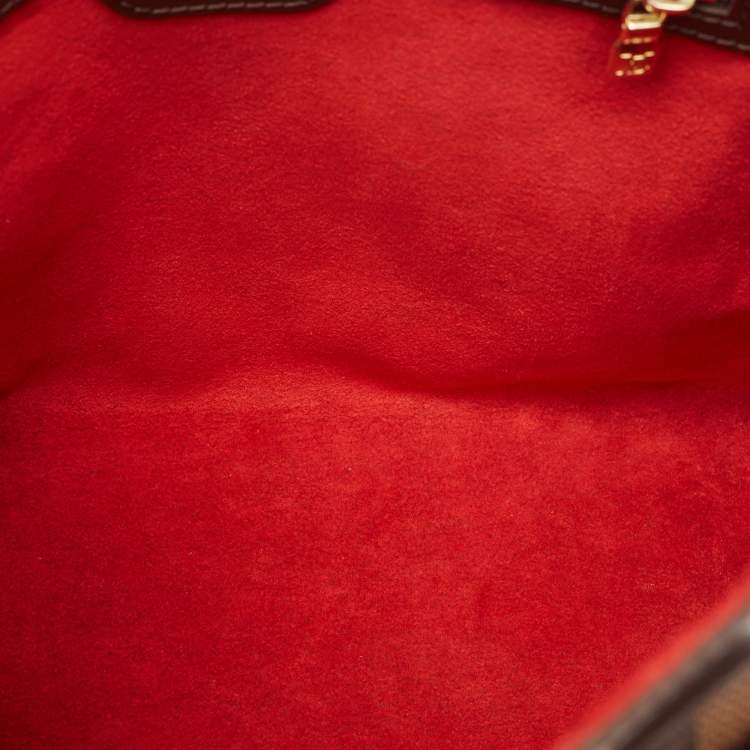 Pre Owned Louis Vuitton Damier Ebene Canvas Hampstead PM Bag