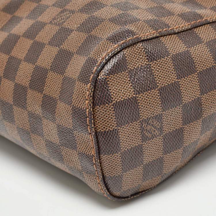 Pre Owned Louis Vuitton Damier Ebene Canvas Portobello PM Bag