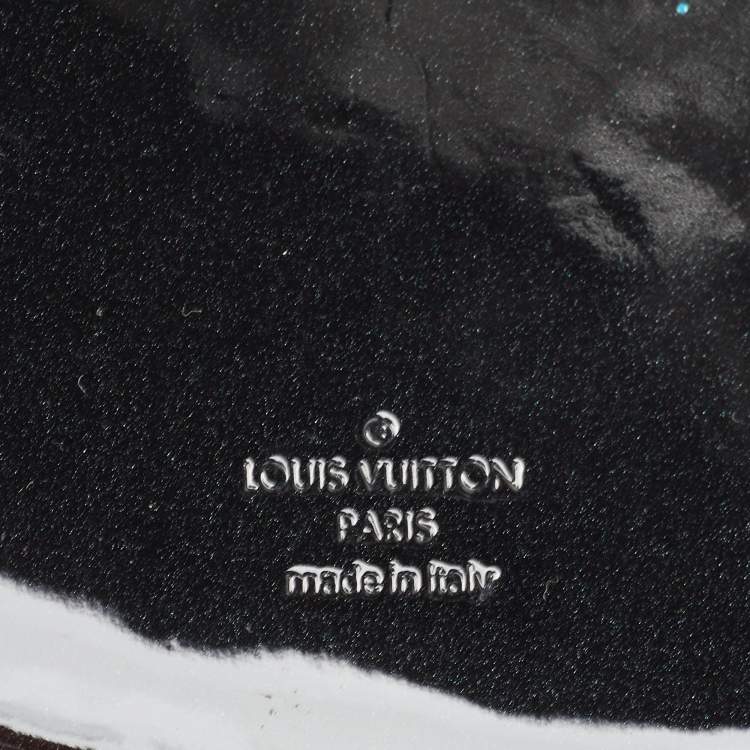 Pre Owned Louis Vuitton Black Vernis Leather and Monogram Canvas Cherrywood PM Bag