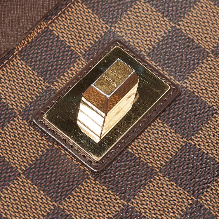 Pre Owned Louis Vuitton Damier Ebene Canvas Rosebery Wallet