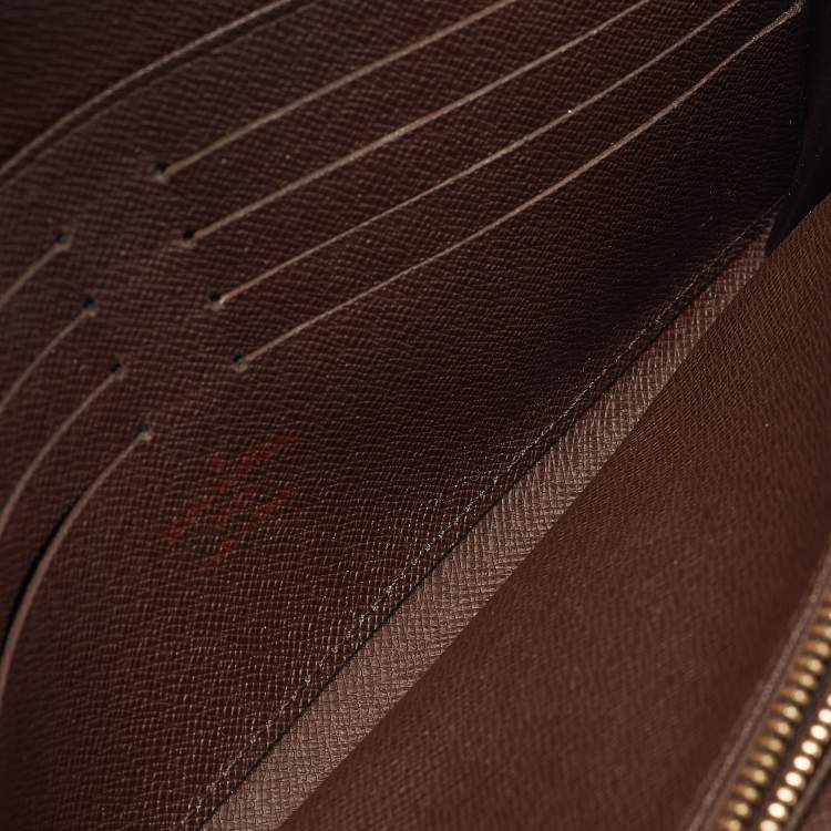 Pre Owned Louis Vuitton Damier Ebene Canvas Rosebery Wallet