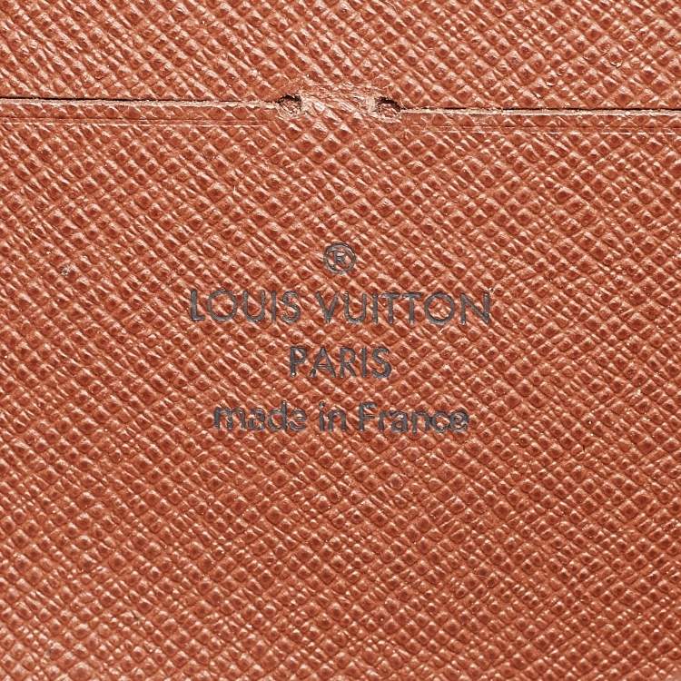 Pre Owned Louis Vuitton Monogram Canvas Zippy Compact Wallet