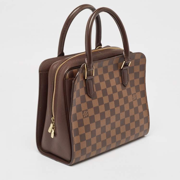 Pre Owned Louis Vuitton Damier Ebene Canvas Triana Bag