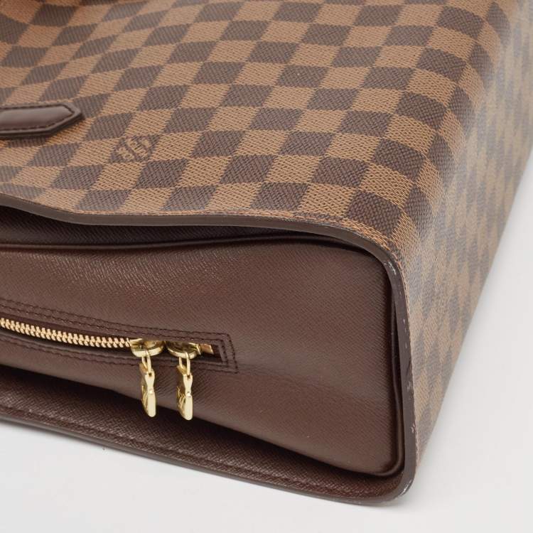 Pre Owned Louis Vuitton Damier Ebene Canvas Triana Bag