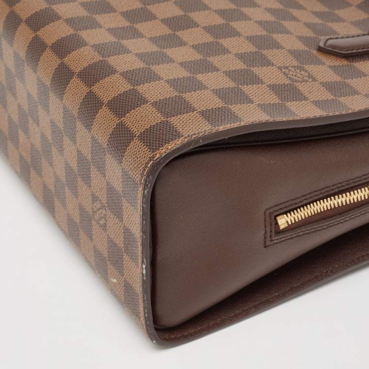 Pre Owned Louis Vuitton Damier Ebene Canvas Triana Bag
