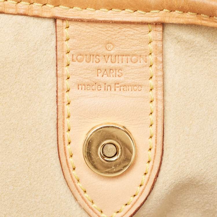 Pre Owned Louis Vuitton Monogram Canvas Galliera GM Bag