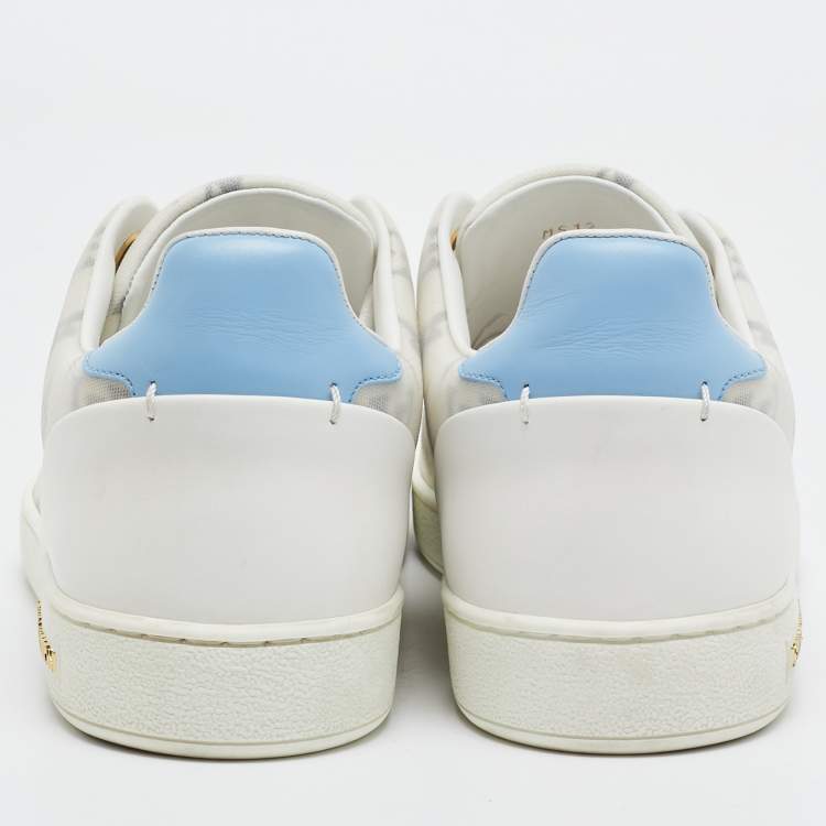 مملوكة مسبقًا Louis Vuitton White Monogram Technical Mesh Frontrow Sneakers Size 40
