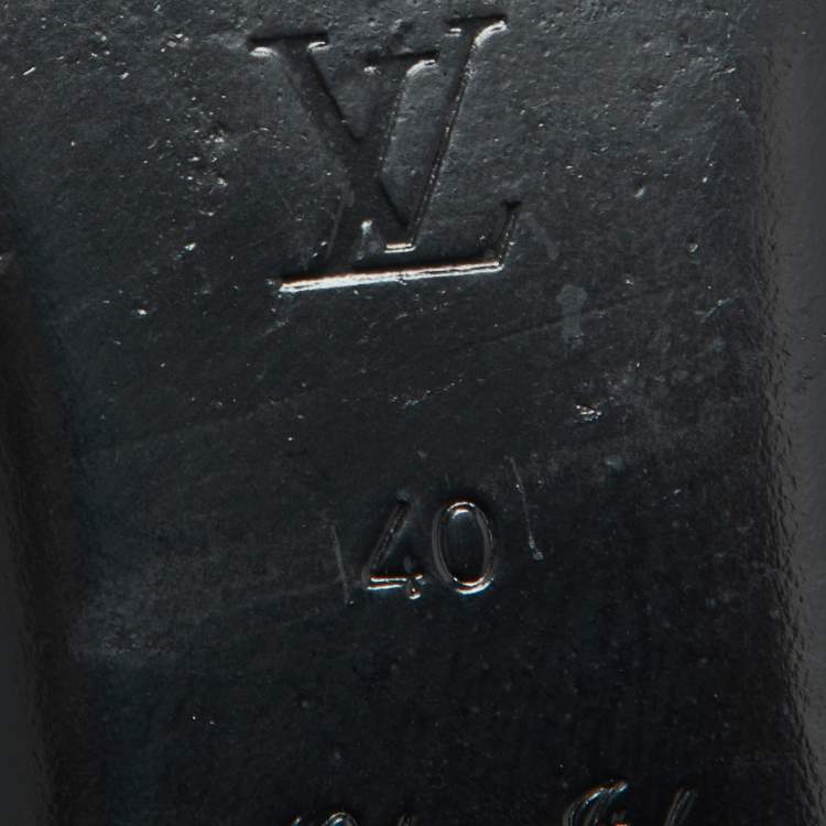 Pre Owned Louis Vuitton Monogram Coated Canvas Upper Case Loafers Size 40