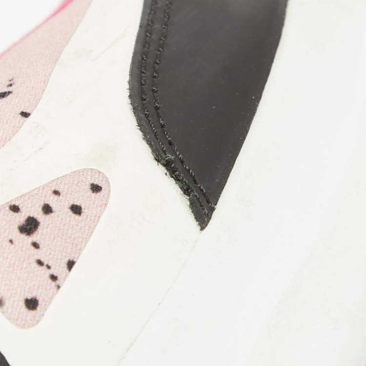 Pre Owned Louis Vuitton Multicolor Fabric and Leather Archlight High Top Sneakers Size 37.5