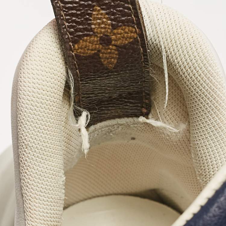 Pre Owned Louis Vuitton Multicolor Leather and Mesh Archlight Lace Up Sneakers Size 38.5