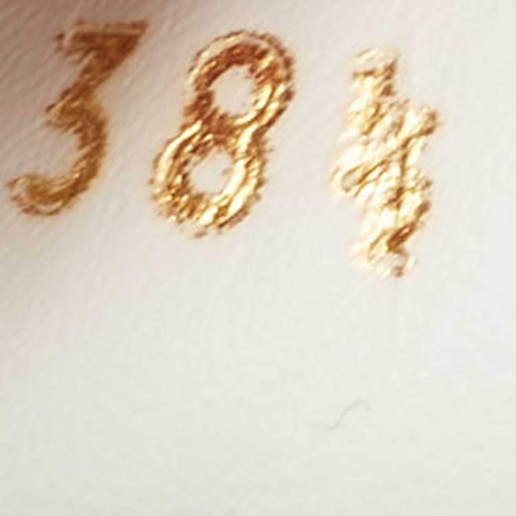 Pre Owned Louis Vuitton Beige/White Monogram Giant Canvas Time Out Sneakers Size 38.5