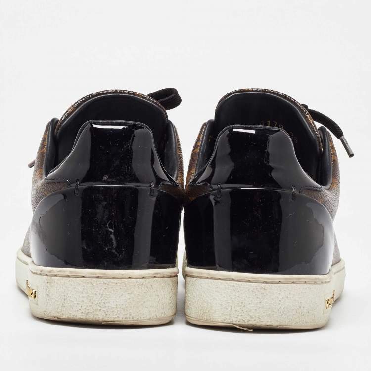 Pre Owned Louis Vuitton Monogram Canvas Frontrow Low Top Sneakers Size 38