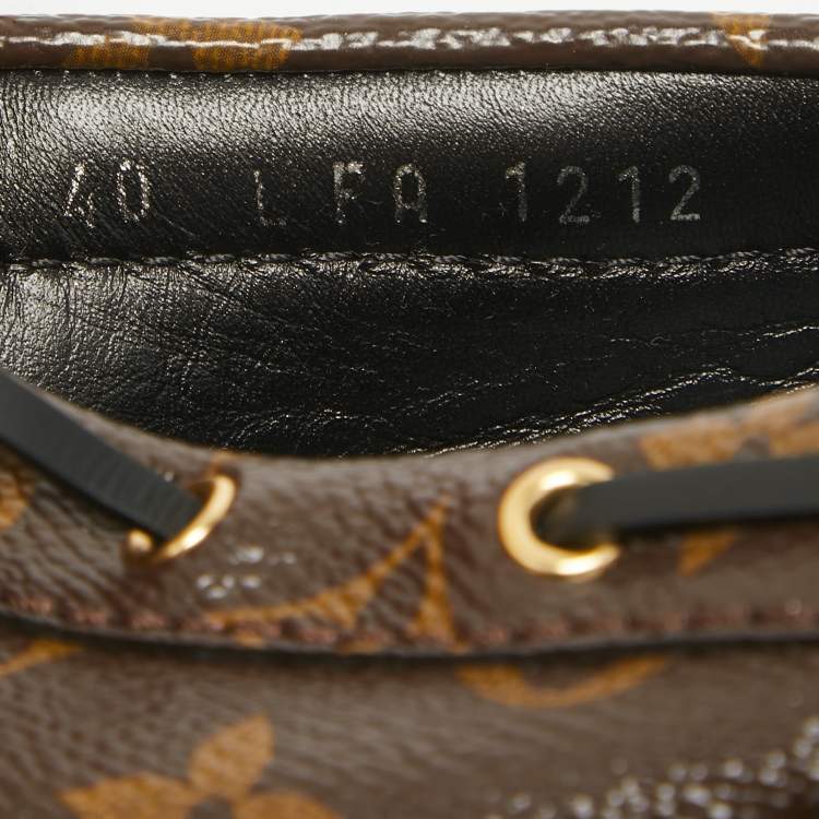 Pre Owned Louis Vuitton Brown Canvas Gloria Loafers Size 40