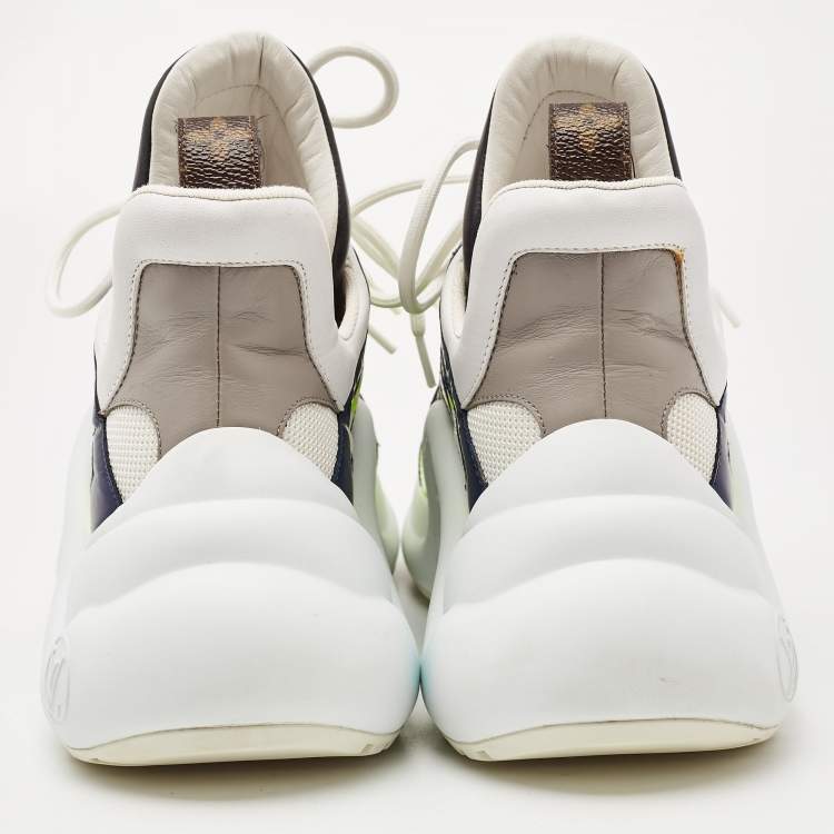 مملوكة مسبقًا Louis Vuitton Multicolor Nylon and Leather Archlight Sneakers Size 39