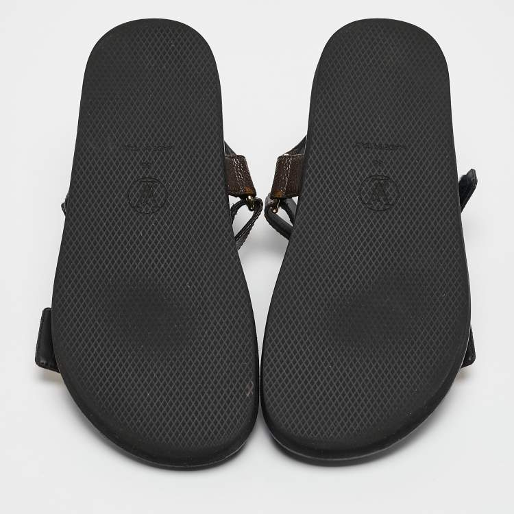 مملوكة مسبقًا Louis Vuitton Monogram Canvas Sunset Flat Sandals Size 36