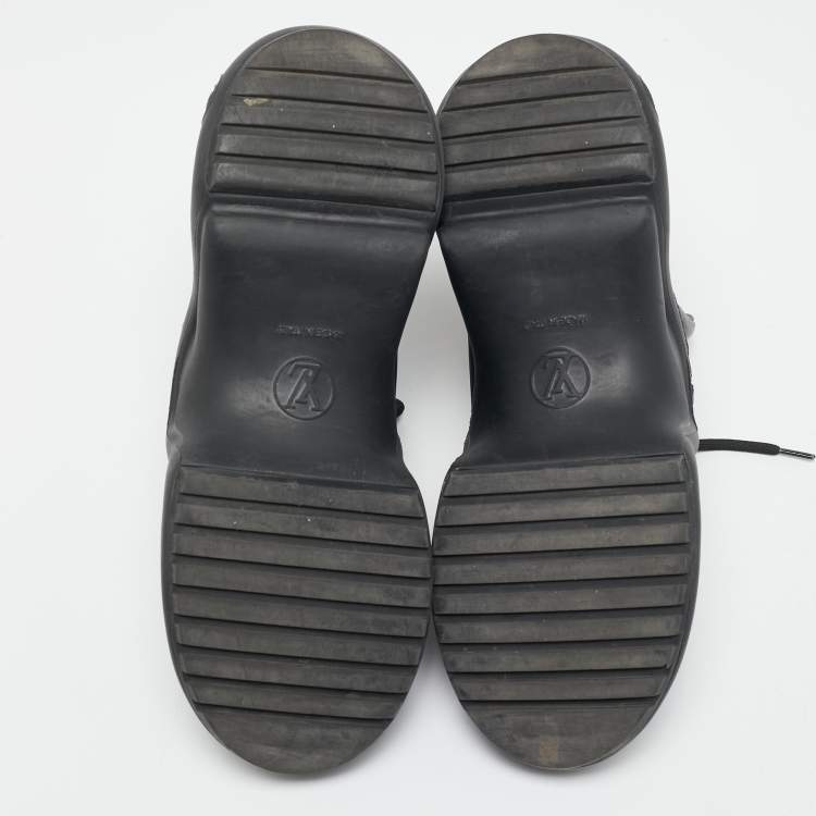مملوكة مسبقًا Louis Vuitton Black Mesh and Monogram Canvas Archlight Sneakers Size 39